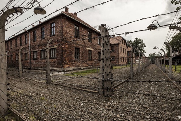 Antiguo campo de concentración en Auschwitz - Polonia