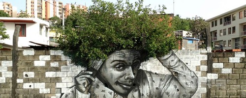 24 fotos de arte callejero que se combina con la naturaleza