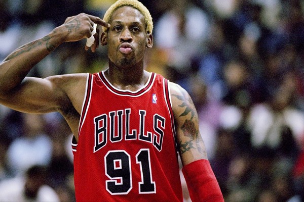 Dennis Rodman y su gran familia