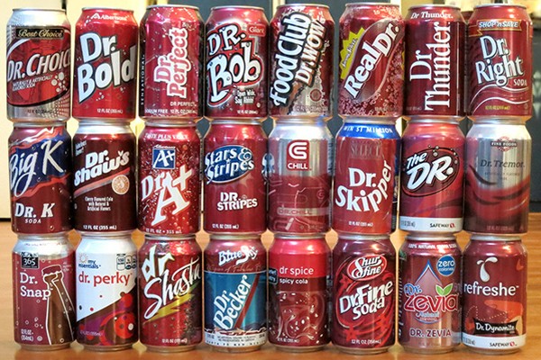 Diferentes presentaciones de Dr. Pepper