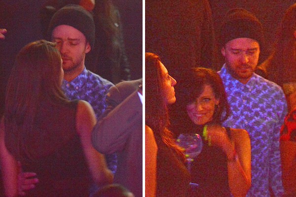 Justin Timberlake y una desconocida