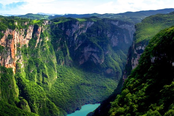 El cañón del Sumidero en México