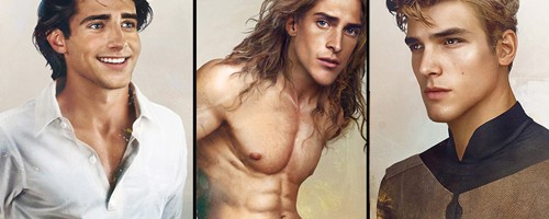 Fotos de cómo serían los príncipes de Disney en la vida real