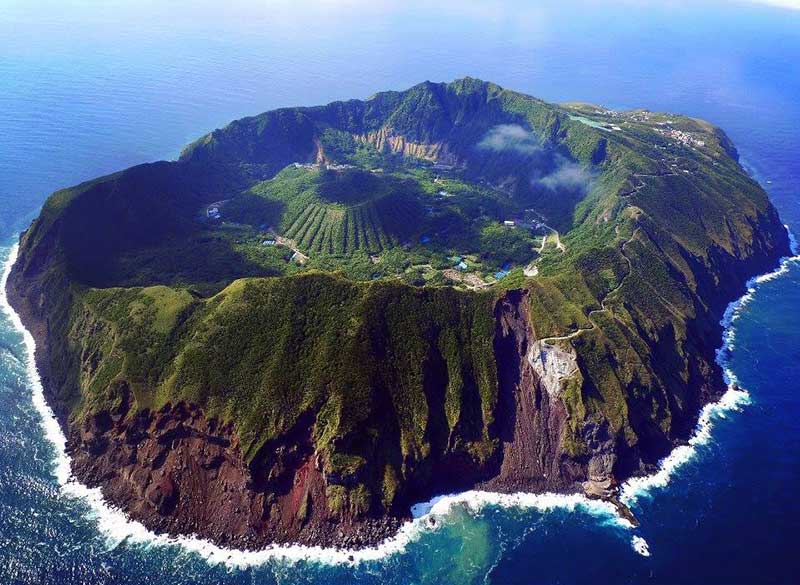 5. Aogashima, en Japón.