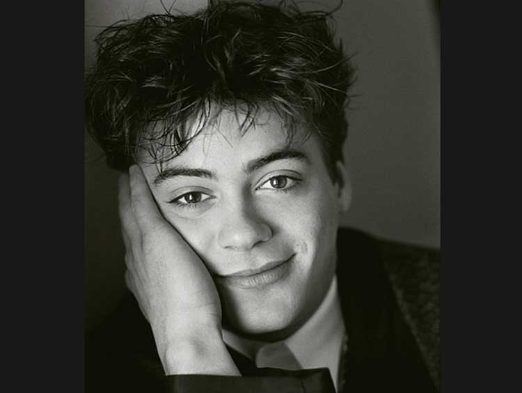 1. Robert Downey Jr. – Fotografía de 1985