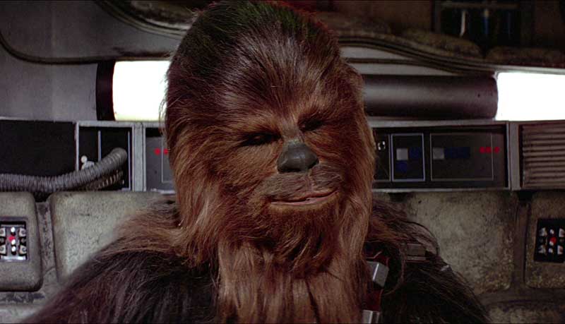 7. También Chewbacca está de vuelta