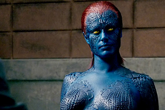 10. Rebecca Romijn en X-Men United