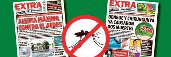 En Paraguay imprimen periódicos que ahuyentan a los mosquitos