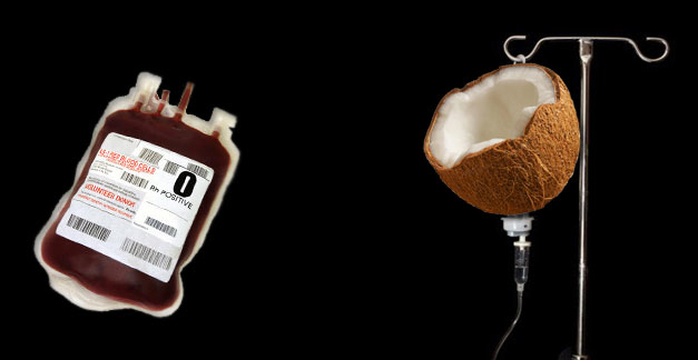 2. El agua de coco y el plasma en nuestra sangre