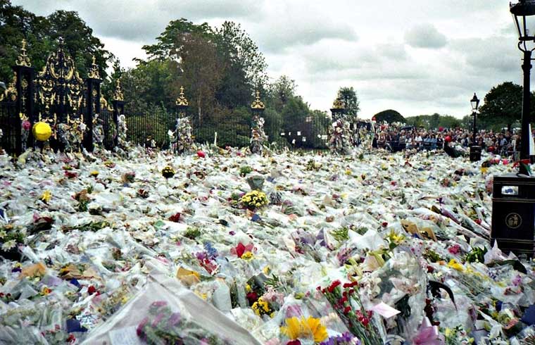 2. El multitudinario funeral de la princesa Diana (1997)