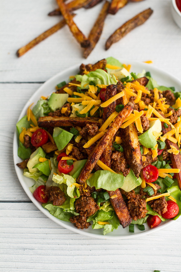 Ensalada de hamburguesa