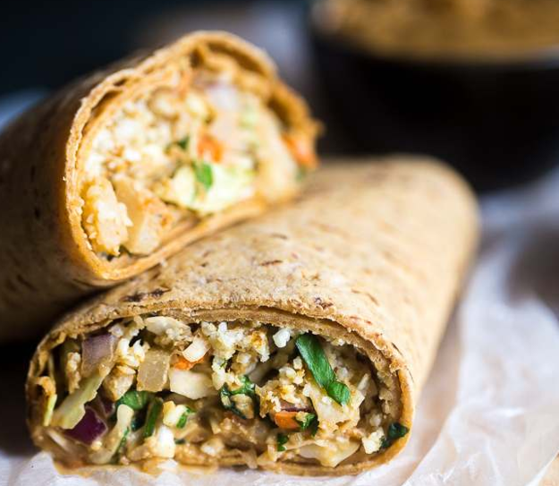 Wrap Thai de coliflor y arroz