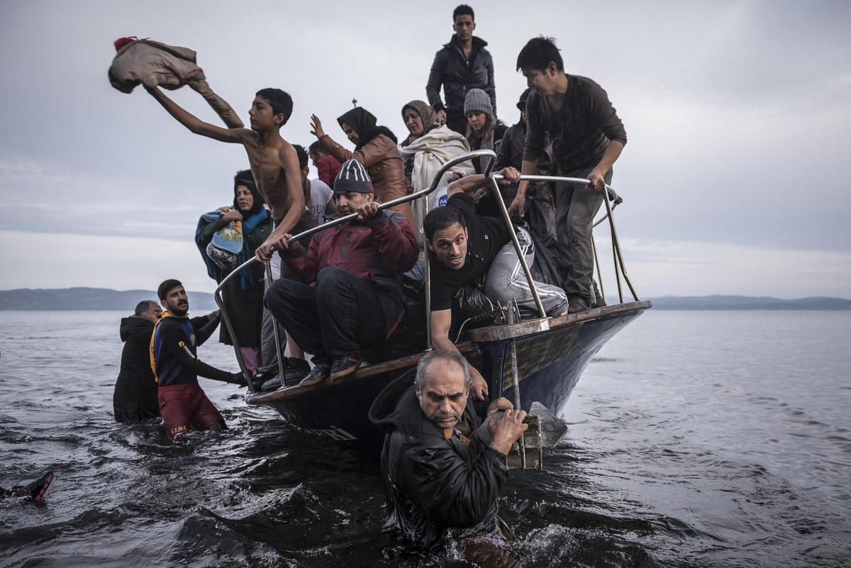 'Reporting Europe's Refugee Crisis' de Sergey Ponomarev (Rusia)