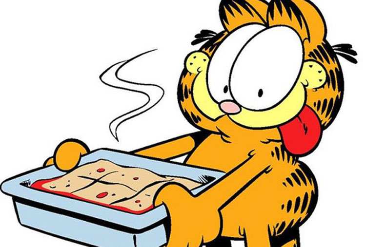 La lasaña de Garfield