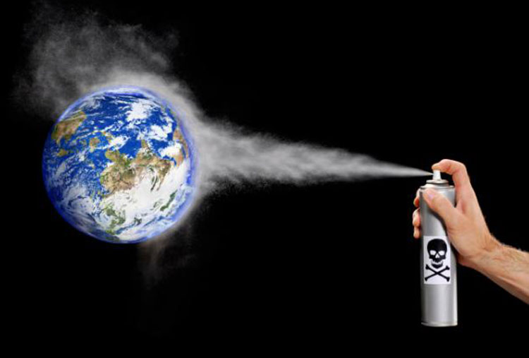 ¿Sabías que tu desodorante en spray también contamina?