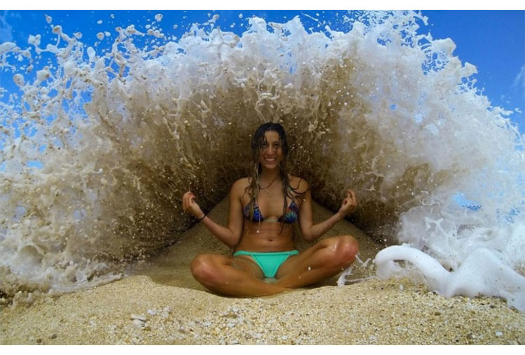 Yoga en el mar