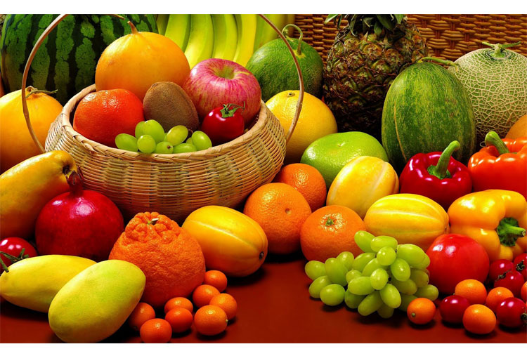 Frutas y vegetales frescos