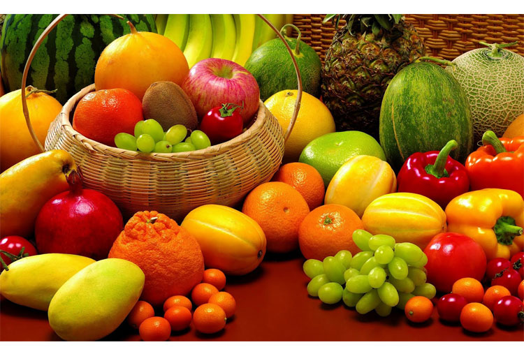 Frutas y vegetales frescos