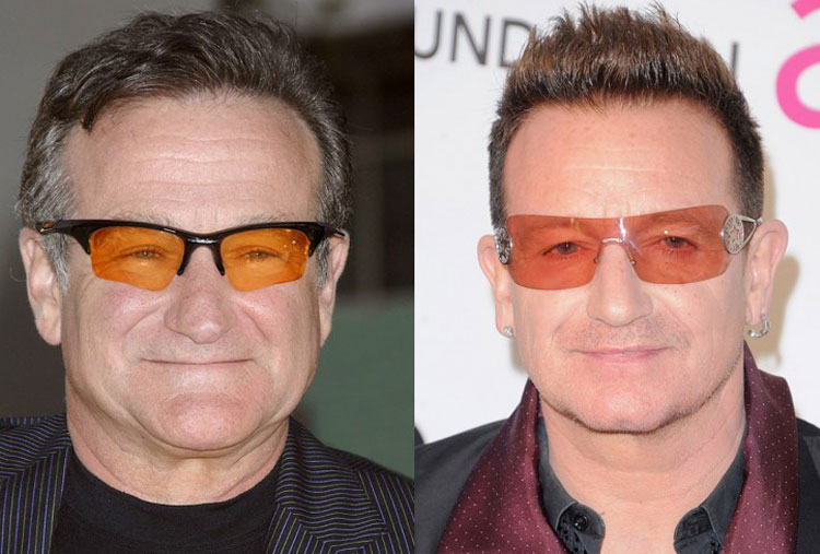 Robin Williams y Bono