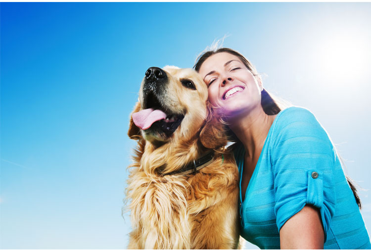 Un perro es feliz cuando tú eres feliz