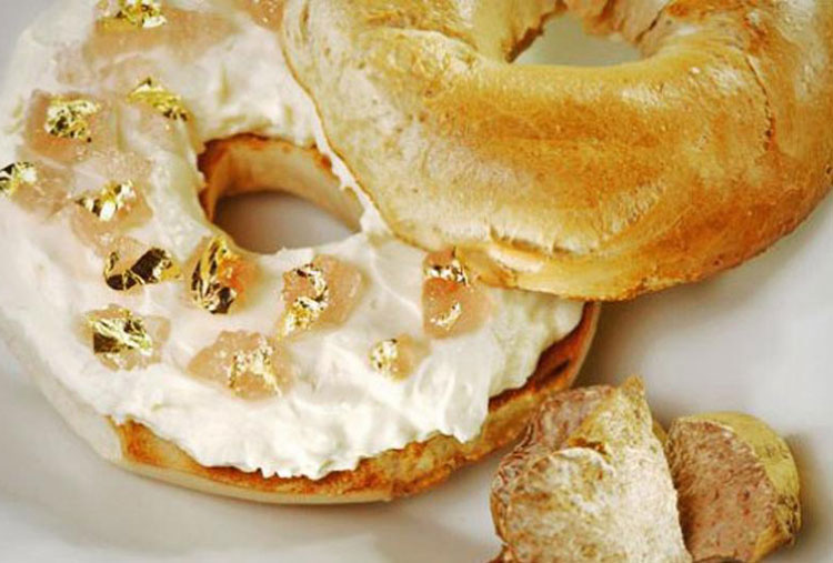 White Truffel Bagel