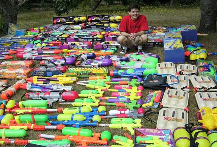 Pistolas de agua