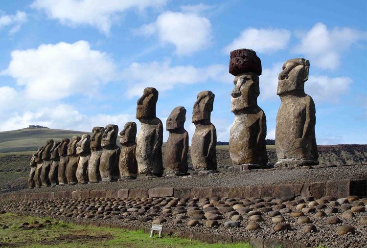 Moais de la Isla de Pascua