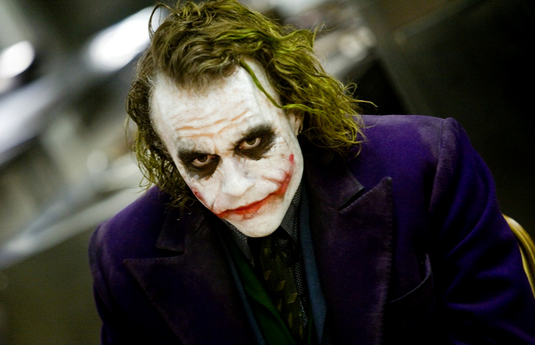 Heath Ledger como el Joker