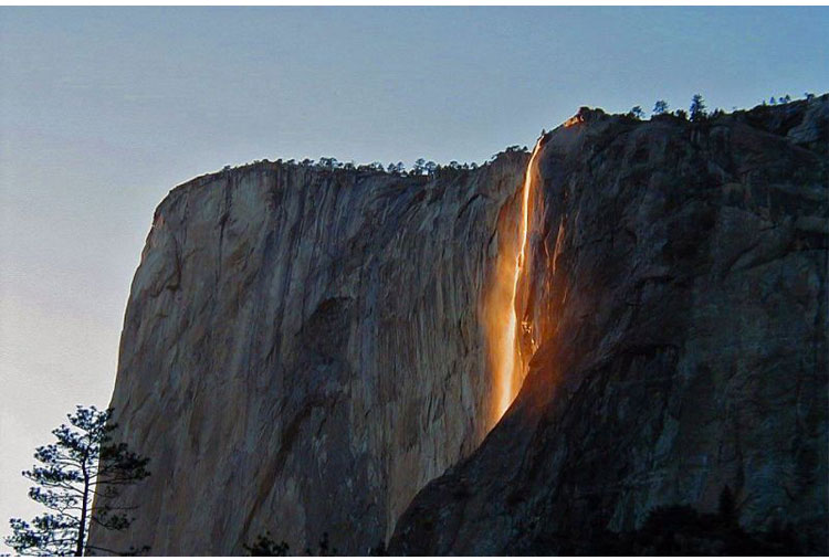 Casacada Horsetail, Estados Unidos