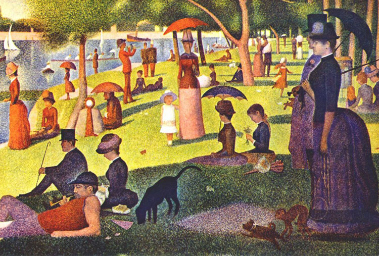 Tarde de domingo en la isla de la Grande Jatte