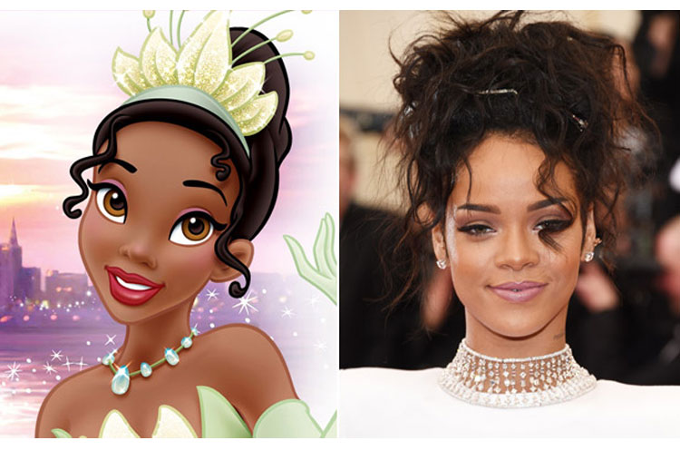 Rihanna y la Princesa Tiana