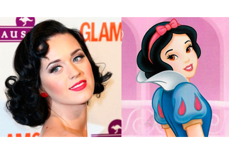 Katty Perry y Blanca Nieves