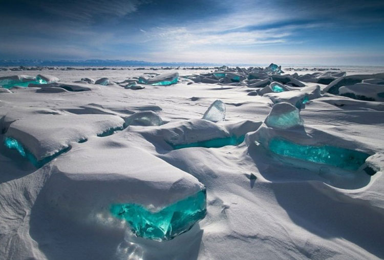 Hielo turkeza, Lago Baikal