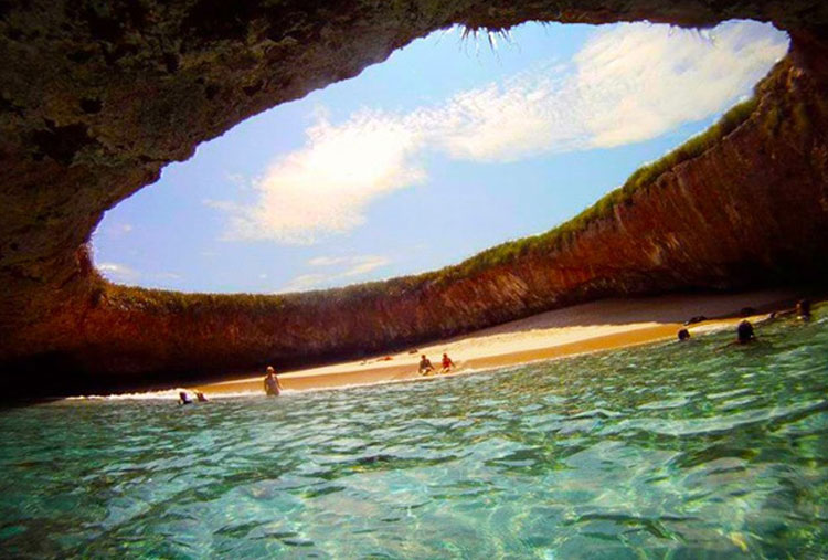 Playa escondida, Islas Marieta