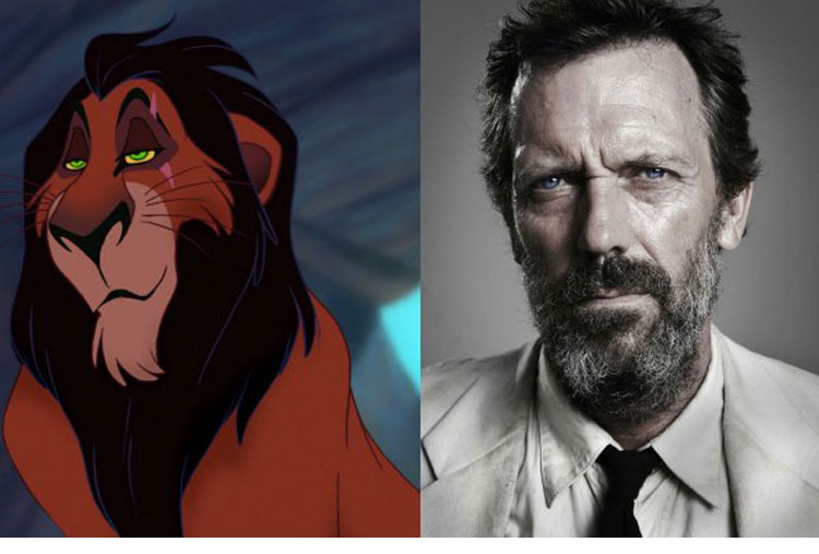 Hugh Laurie y Scar