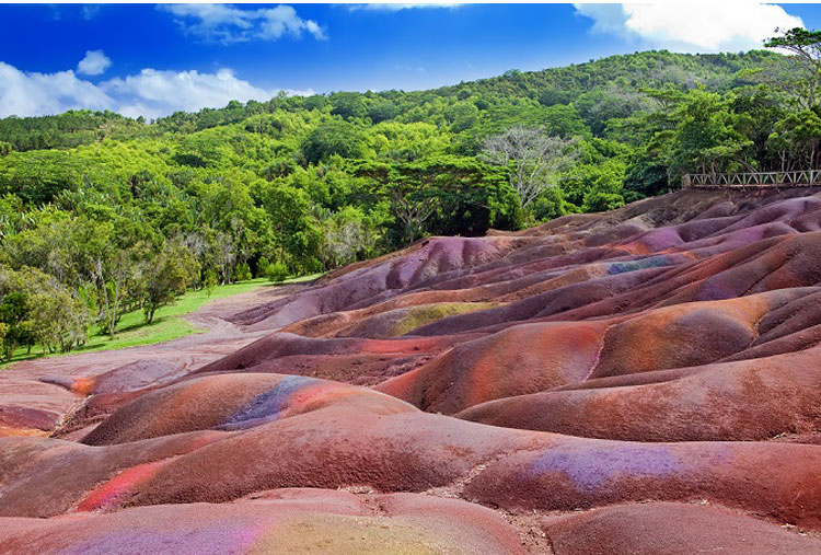 La Tierra de los Siete Colores en Chamarel