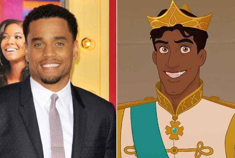 Michael Ealy y Prince Naveen