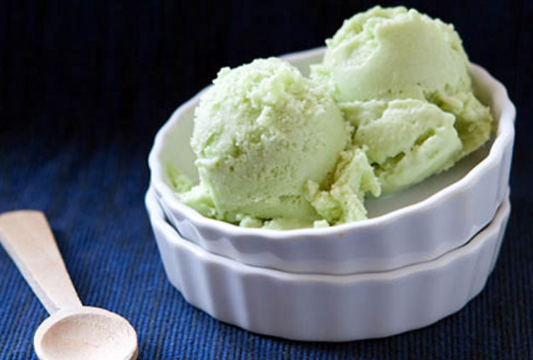 Helado de aguacate