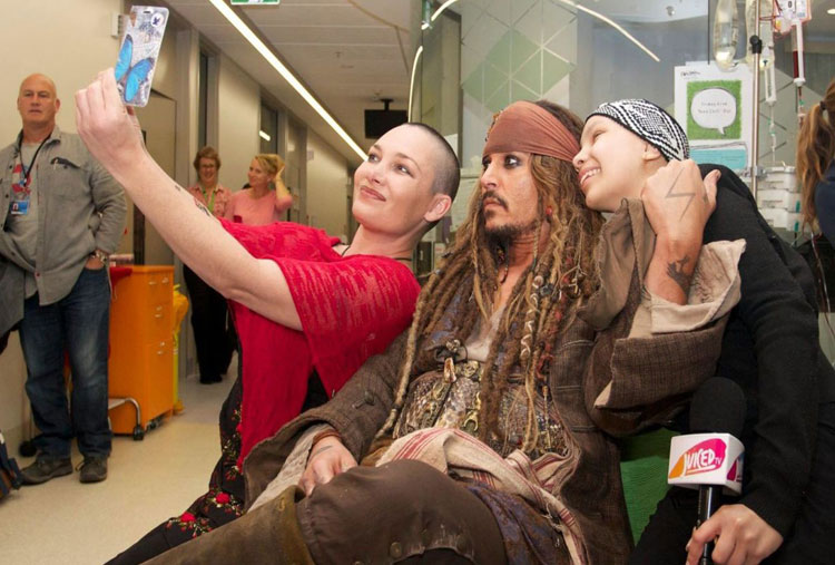 Jack Sparrow y sus visitas a hospitales