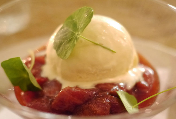 Helado de rábano picante