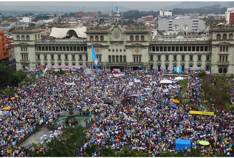 Manifestaciones en Guatemala