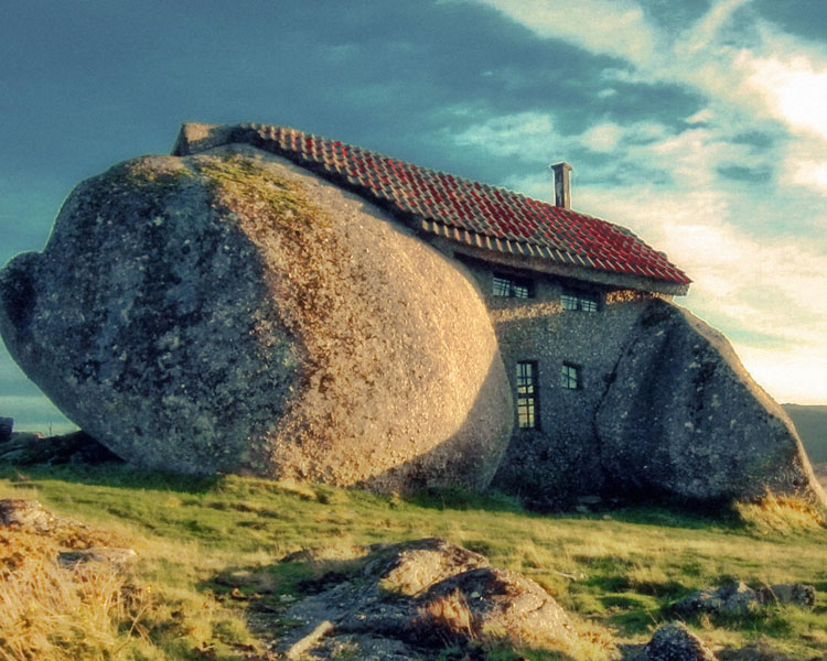 Esta casa de piedra parece irreal