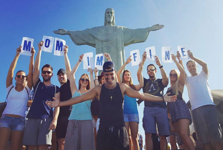 Primera parada en Brasil