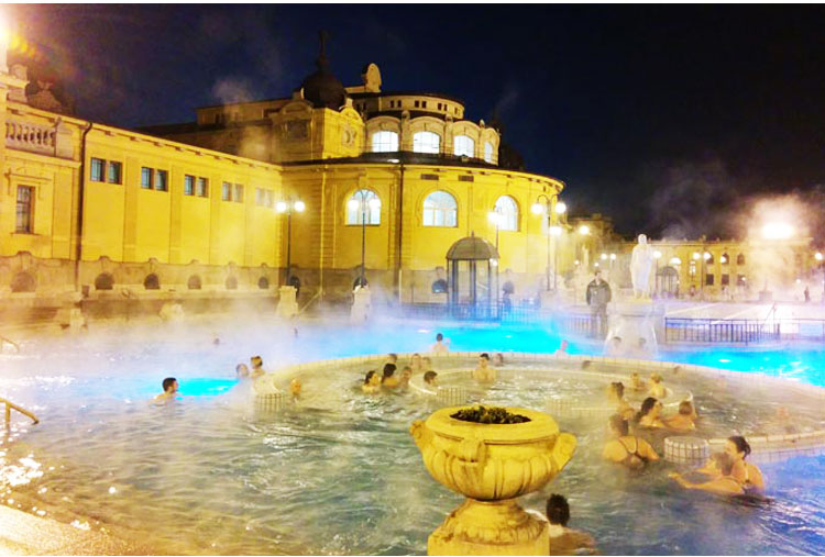 Baño termal en Budapest