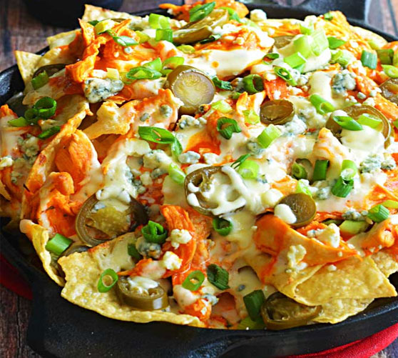 Nachos con calabaza