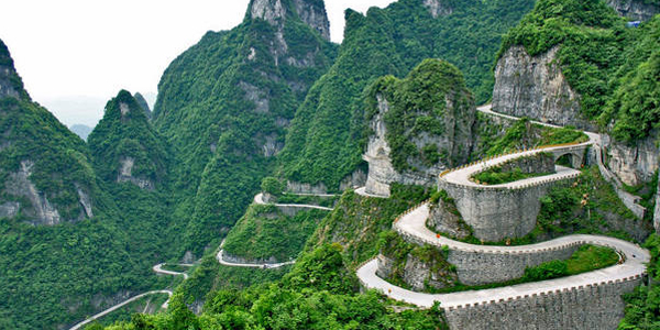 Carretera de Tian Men Shan (China)