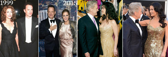 Estas parejas de Hollywood llevan más tiempo juntas de lo duraron Brad Pitt y Angelina Jolie