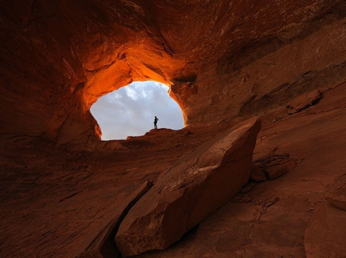 La mansión de un cavernícola