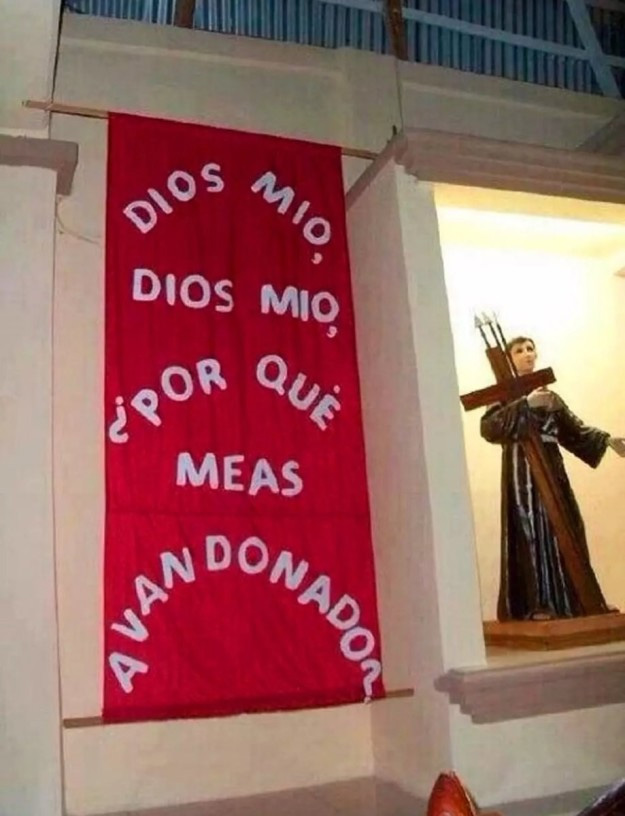 “Por escribir así.” -Dios