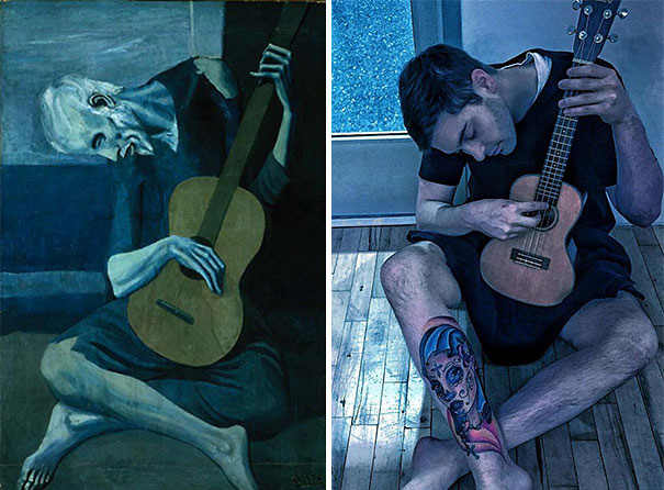 “Viejo guitarrista” de Picasso, 1903-1904